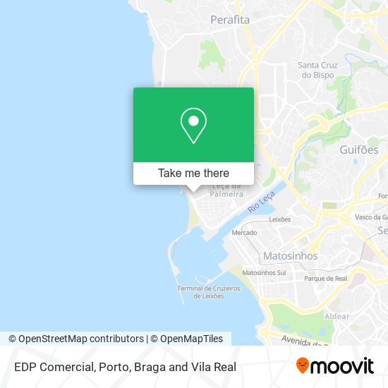 EDP Comercial map