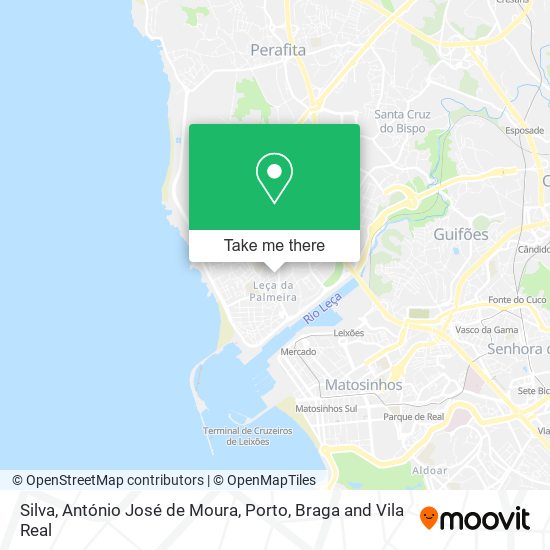 Silva, António José de Moura mapa