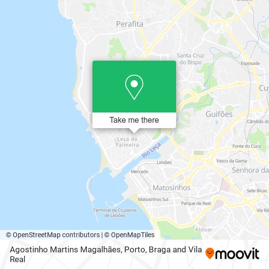 Agostinho Martins Magalhães map