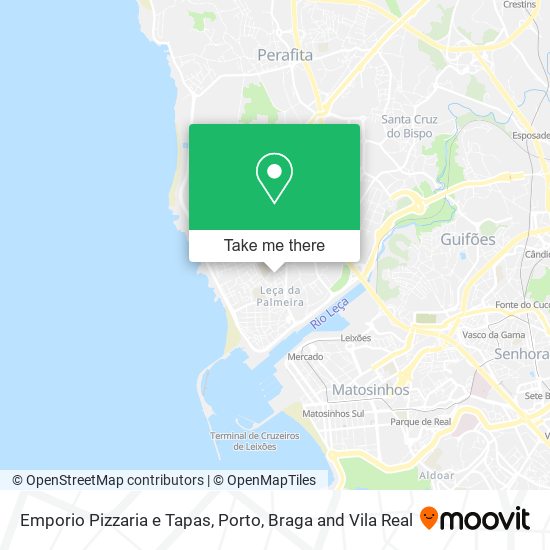 Emporio Pizzaria e Tapas mapa