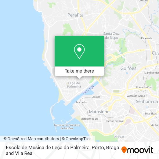 Escola de Música de Leça da Palmeira map