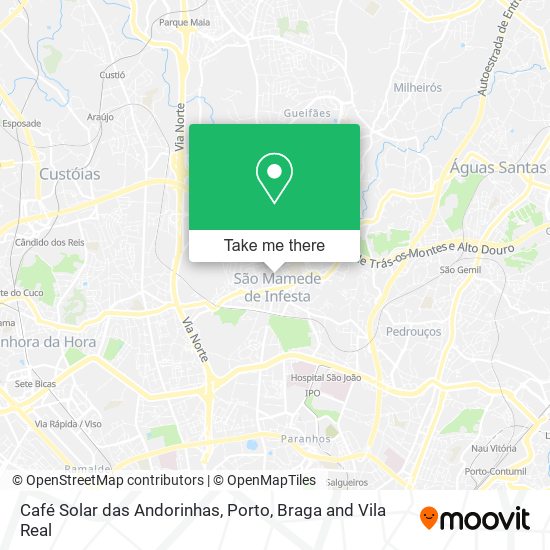 Café Solar das Andorinhas map