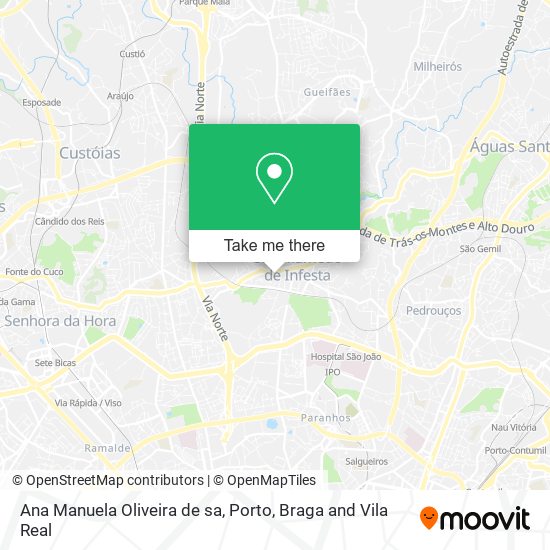 Ana Manuela Oliveira de sa mapa