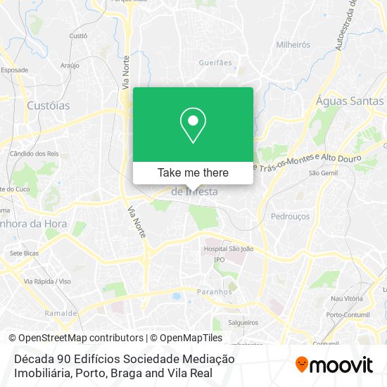 Década 90 Edifícios Sociedade Mediação Imobiliária map