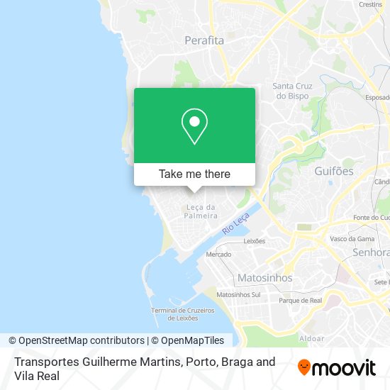 Transportes Guilherme Martins map