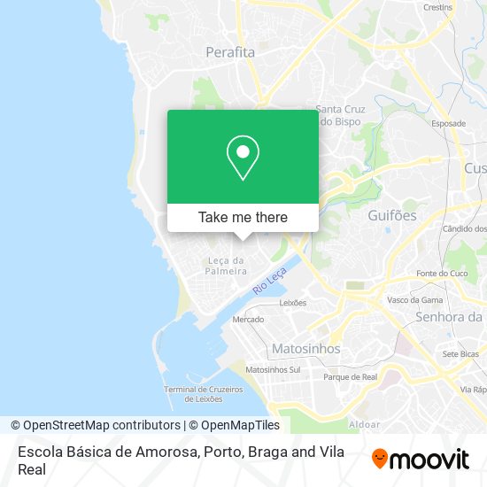 Escola Básica de Amorosa map