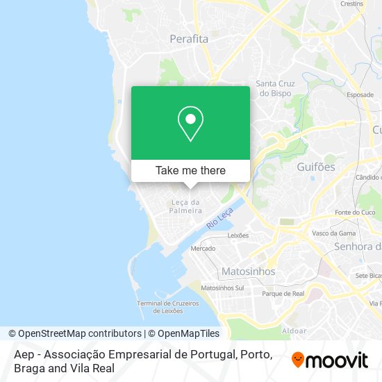 Aep - Associação Empresarial de Portugal map