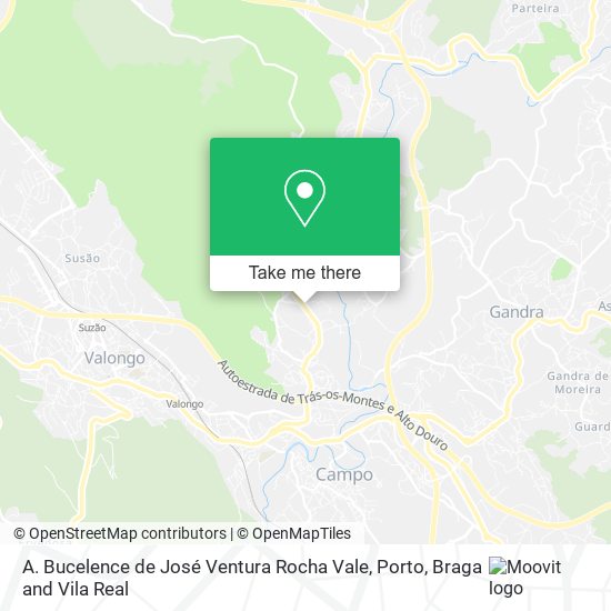 A. Bucelence de José Ventura Rocha Vale map