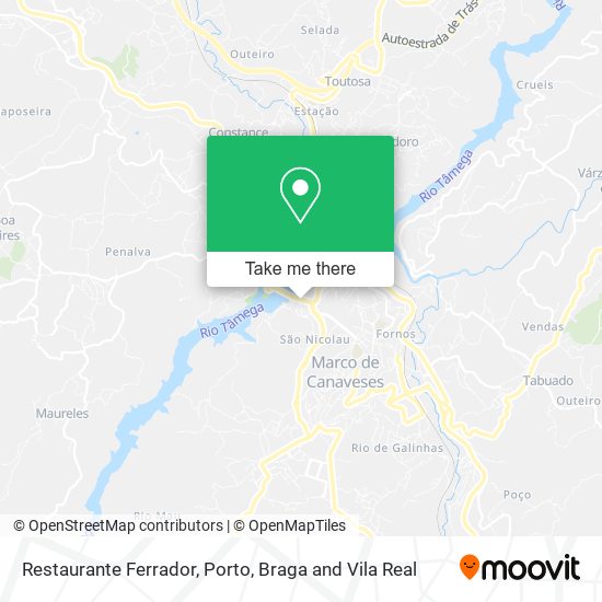 Restaurante Ferrador mapa