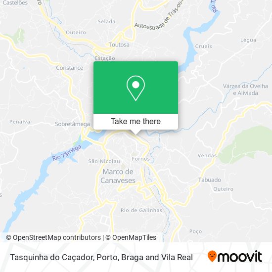 Tasquinha do Caçador map