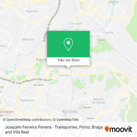 Joaquim Ferreira Pereira - Transportes map