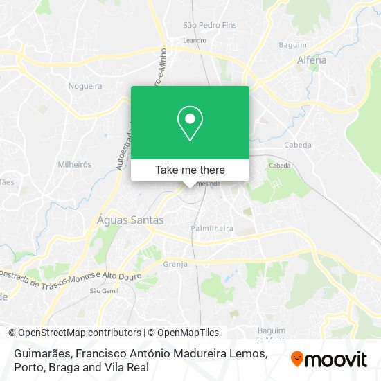 Guimarães, Francisco António Madureira Lemos map