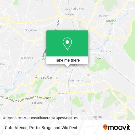 Cafe Atenas map