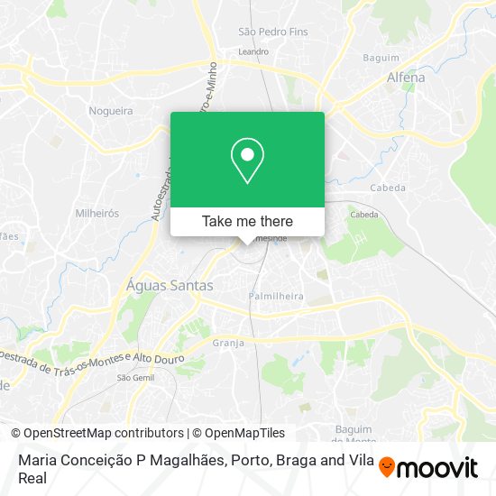 Maria Conceição P Magalhães mapa