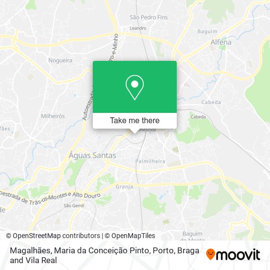 Magalhães, Maria da Conceição Pinto map