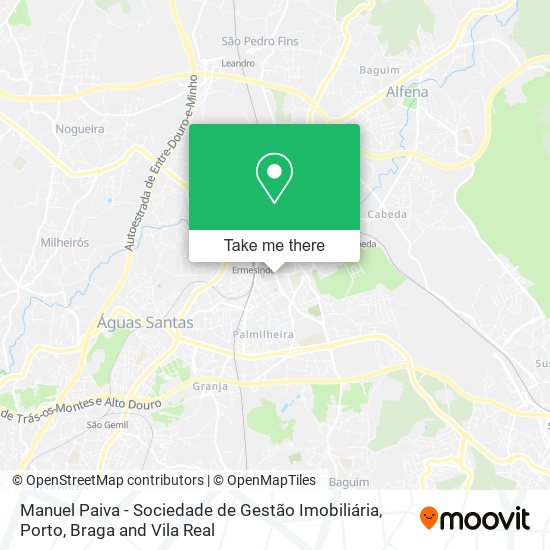 Manuel Paiva - Sociedade de Gestão Imobiliária mapa