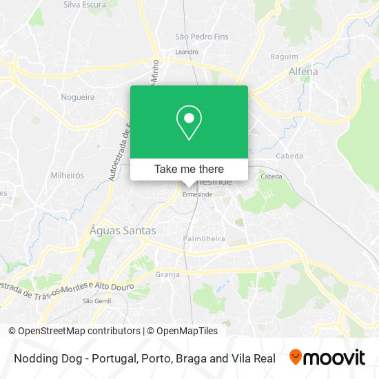 Nodding Dog - Portugal mapa