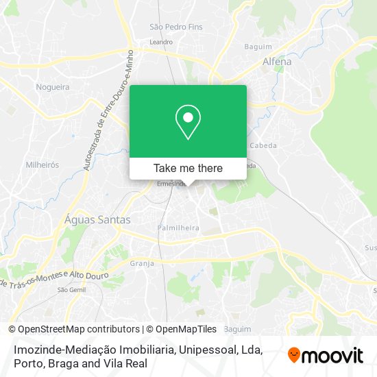 Imozinde-Mediação Imobiliaria, Unipessoal, Lda mapa