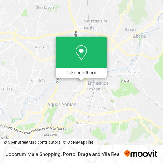 Jocorum Maia Shopping mapa