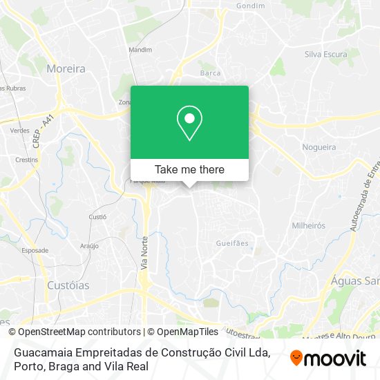 Guacamaia Empreitadas de Construção Civil Lda map