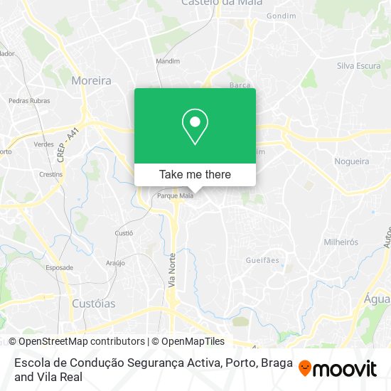 Escola de Condução Segurança Activa mapa