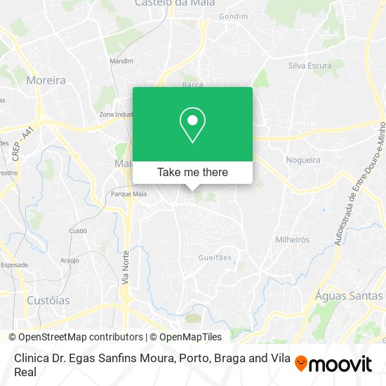 Clinica Dr. Egas Sanfins Moura map