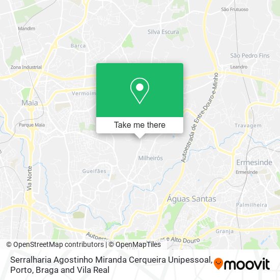 Serralharia Agostinho Miranda Cerqueira Unipessoal map