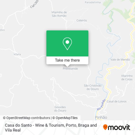 Casa do Santo - Wine & Tourism map