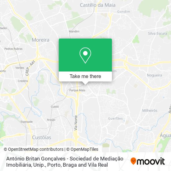 António Britan Gonçalves - Sociedad de Mediação Imobiliária, Unip. map