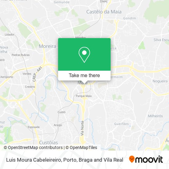 Luis Moura Cabeleireiro map
