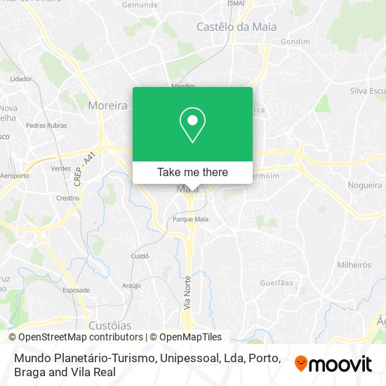 Mundo Planetário-Turismo, Unipessoal, Lda mapa