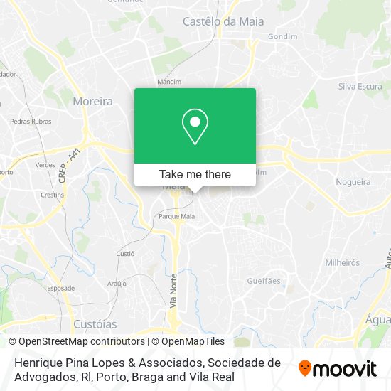Henrique Pina Lopes & Associados, Sociedade de Advogados, Rl map