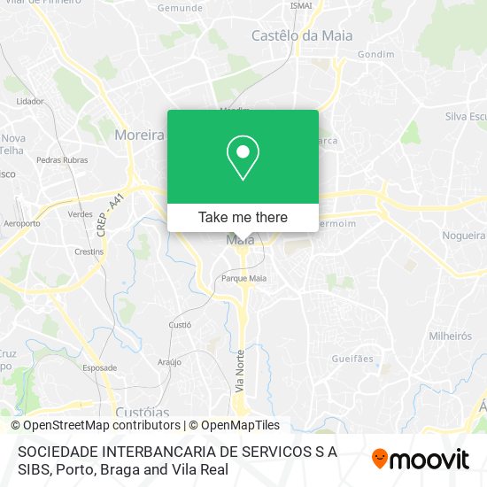 SOCIEDADE INTERBANCARIA DE SERVICOS S A SIBS mapa