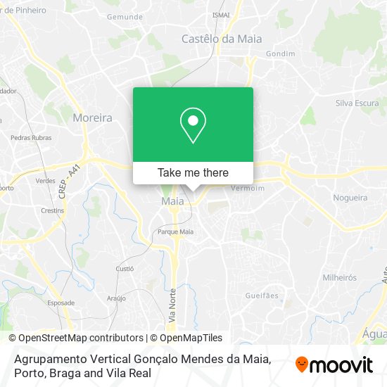 Agrupamento Vertical Gonçalo Mendes da Maia map