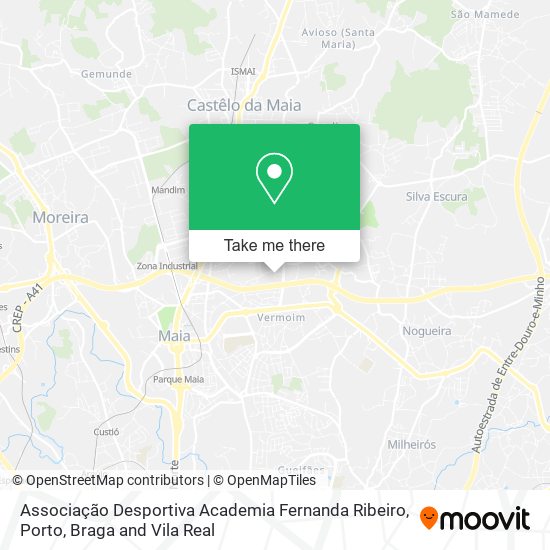 Associação Desportiva Academia Fernanda Ribeiro map