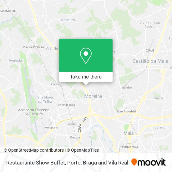 Restaurante Show Buffet map