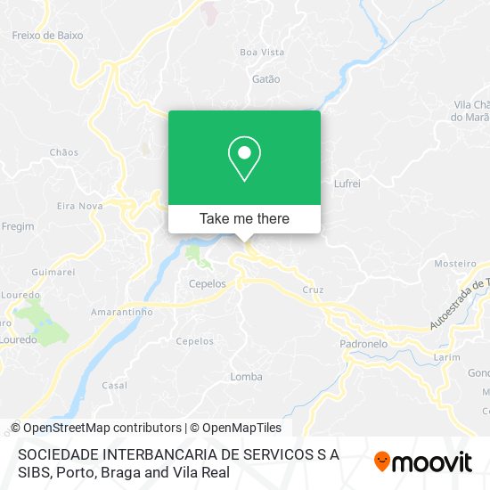 SOCIEDADE INTERBANCARIA DE SERVICOS S A SIBS mapa