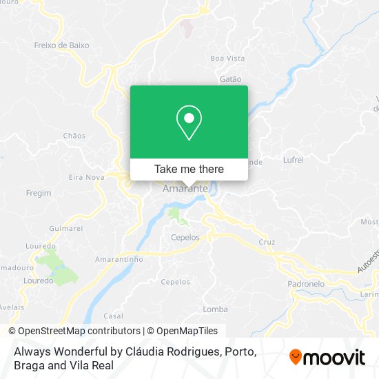 Always Wonderful by Cláudia Rodrigues map