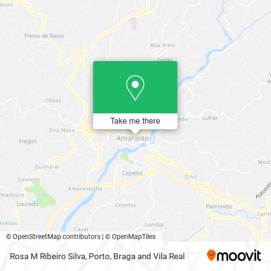 Rosa M Ribeiro Silva map