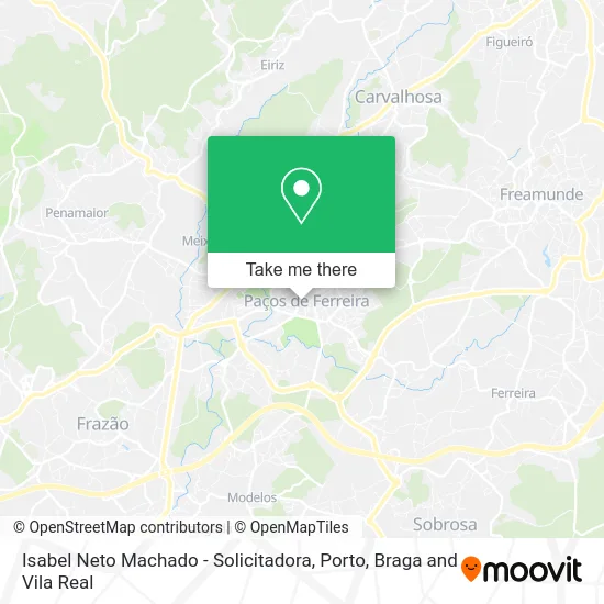 Isabel Neto Machado - Solicitadora map