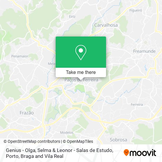 Genius - Olga, Selma & Leonor - Salas de Estudo mapa