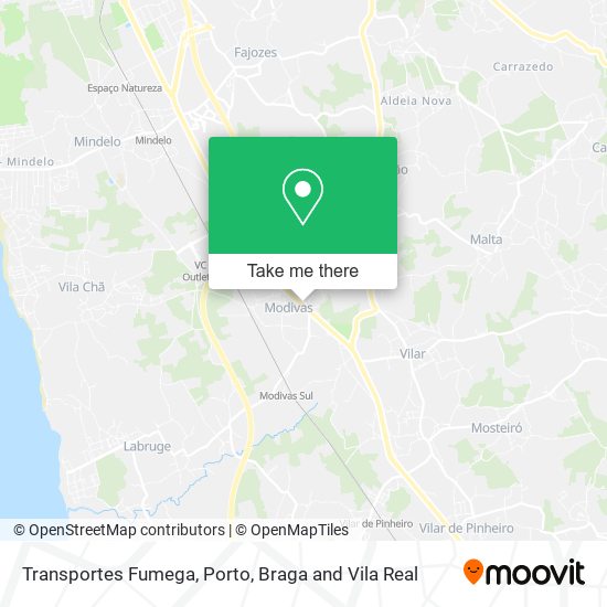 Transportes Fumega map