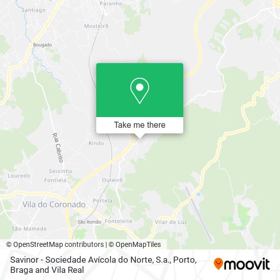 Savinor - Sociedade Avícola do Norte, S.a. map