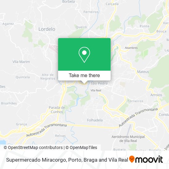 Supermercado Miracorgo map