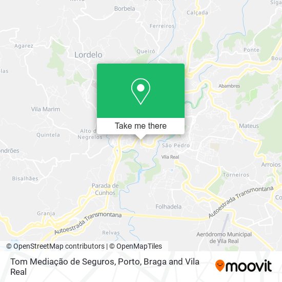 Tom Mediação de Seguros map