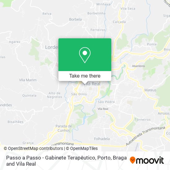 Passo a Passo - Gabinete Terapêutico mapa