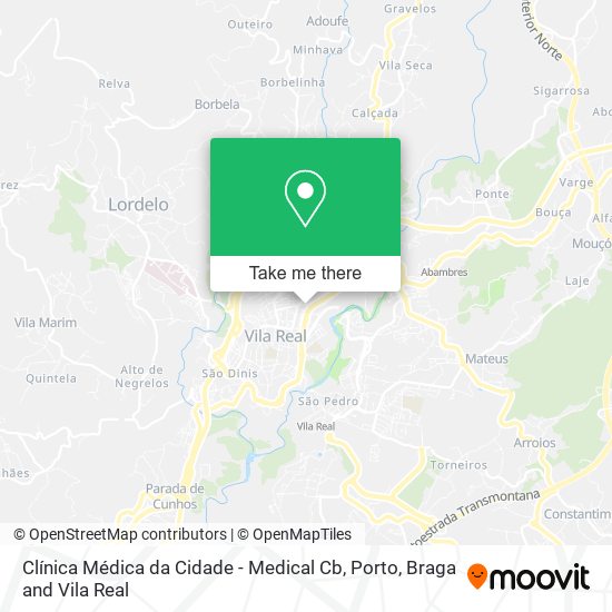 Clínica Médica da Cidade - Medical Cb map