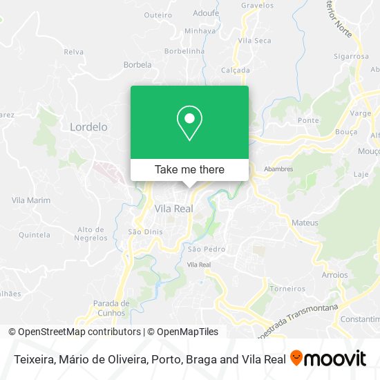 Teixeira, Mário de Oliveira map