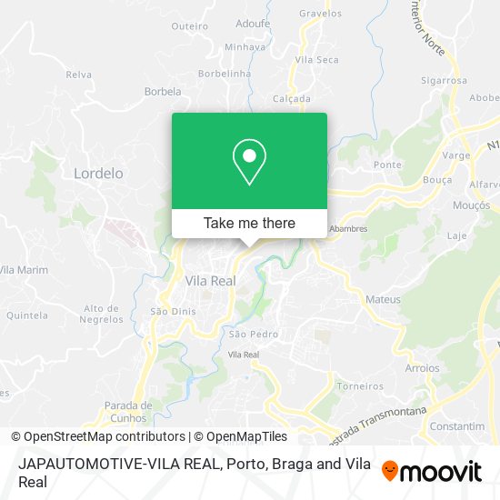 JAPAUTOMOTIVE-VILA REAL mapa