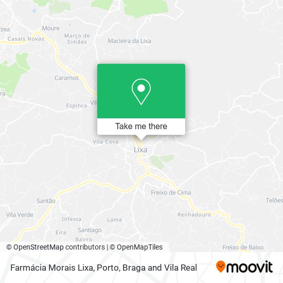 Farmácia Morais Lixa map